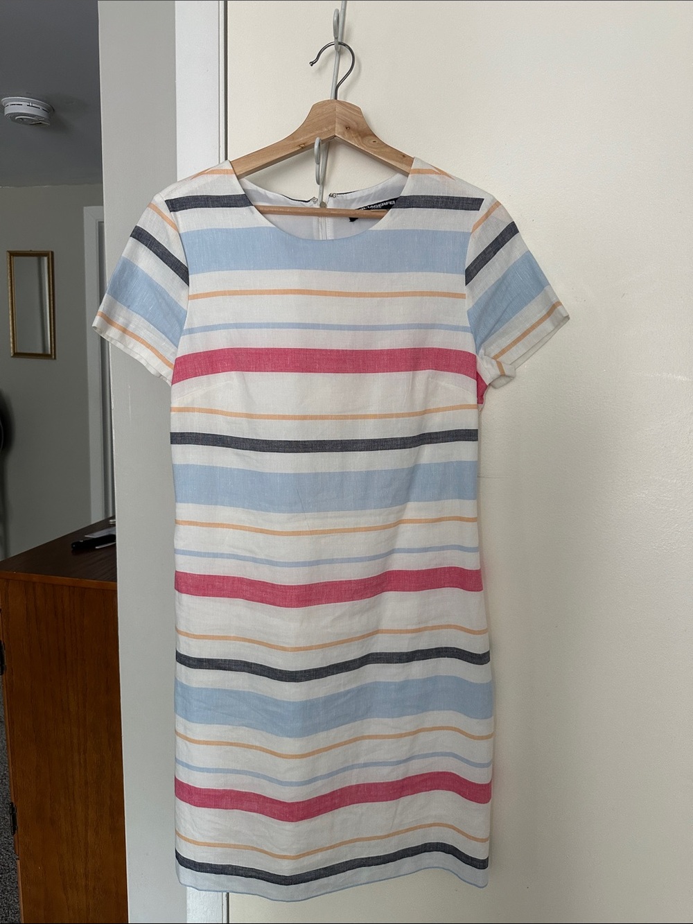 Karl Lagerfield 6 Linen lined dress